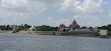 View of the nearby temple from the hotel, highlighting the convenient location in Srirangam.