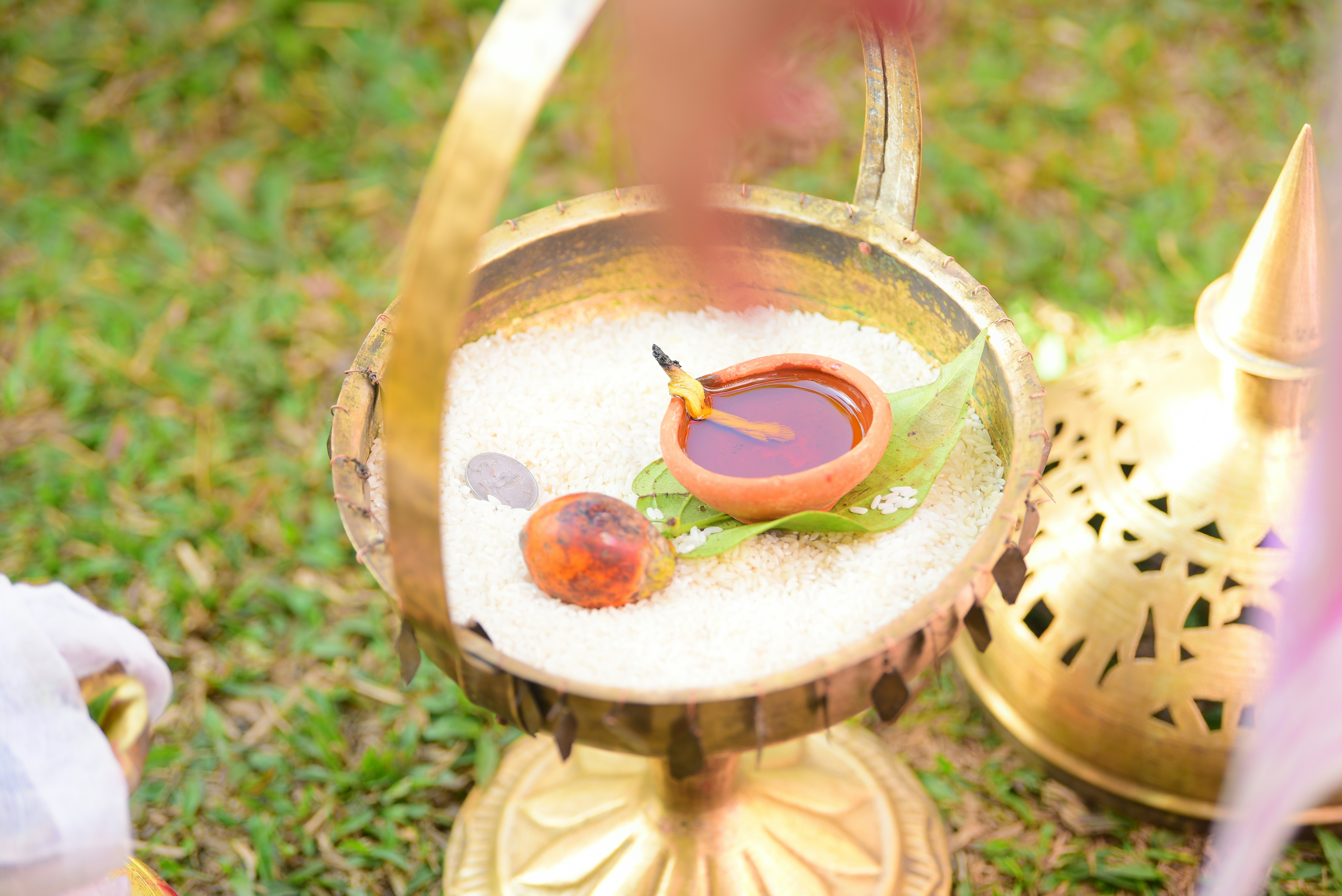 Brass Pooja Thali Set — Home Decor product from Serenova