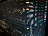a computer screen with a bunch of data on it