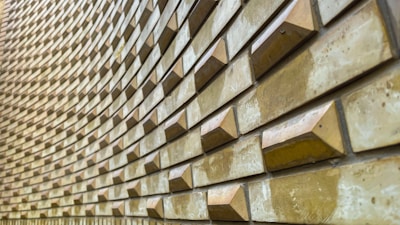 Close-up of a geometric patterned wall inspired by traditional Moroccan tile work.