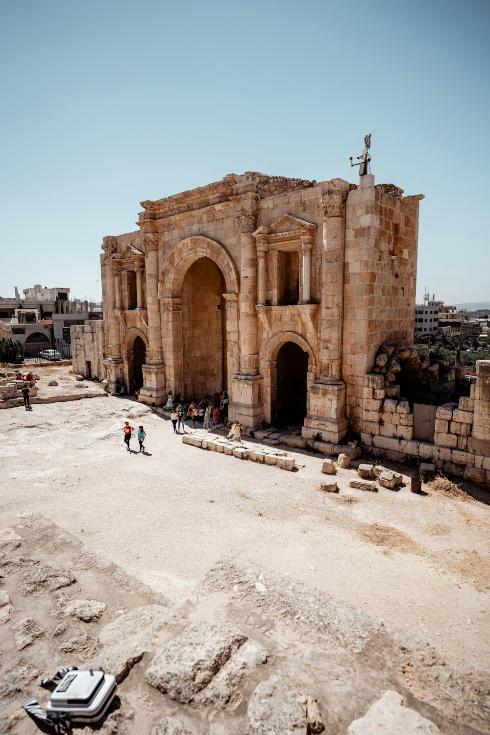 Les ruines de l’ancienne ville de Palmyre