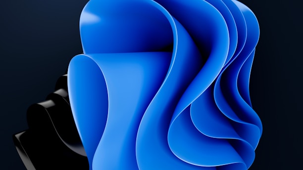 Elegant navy blue and gold abstract design symbolizing leadership and growth.