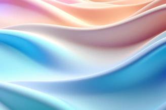 Soft pastel illustration of a peaceful mind surrounded by gentle waves of sound.