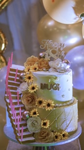 An engaging visual representing the celebration of Riddhi's 10th birthday.