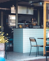 A welcoming image of a modern kitchen setup.