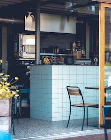 A cozy kitchen setup with modern appliances.
