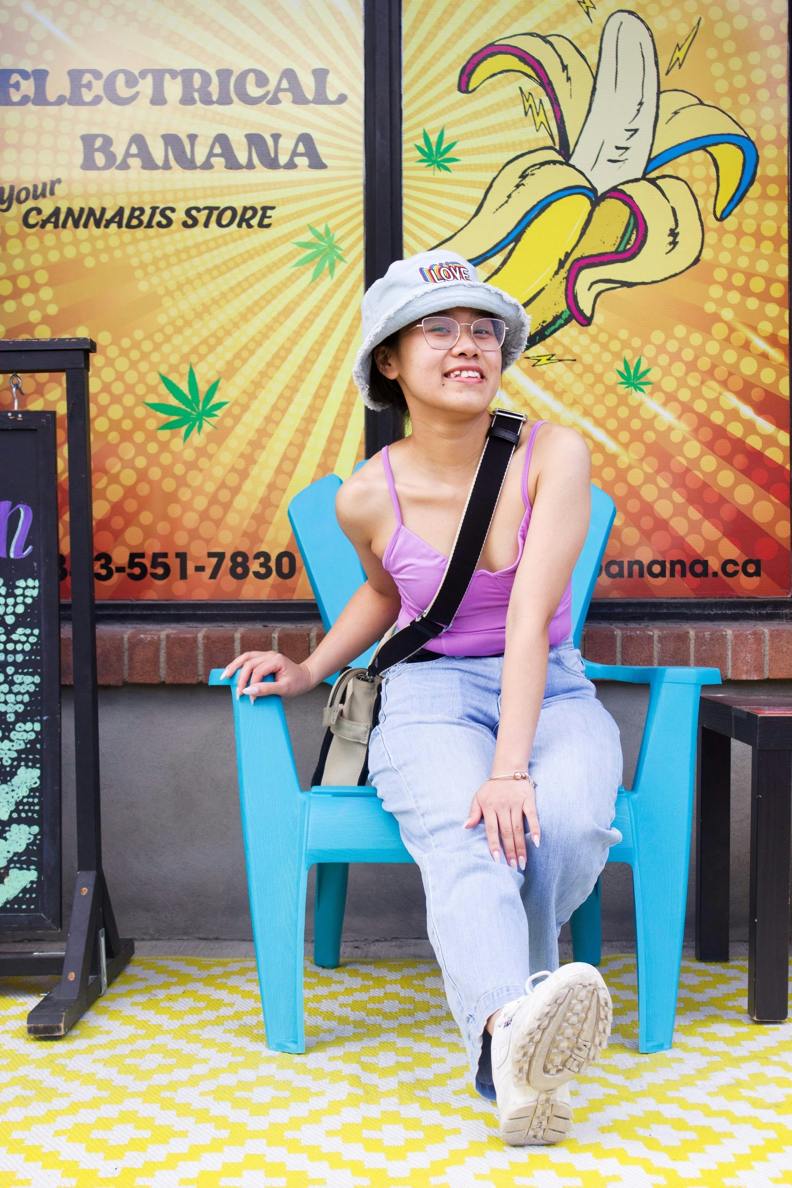 Image depicting a person buying cannabis online