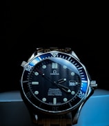 a watch sitting on top of a table