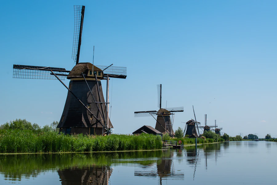 The windmills of Kinderdijk