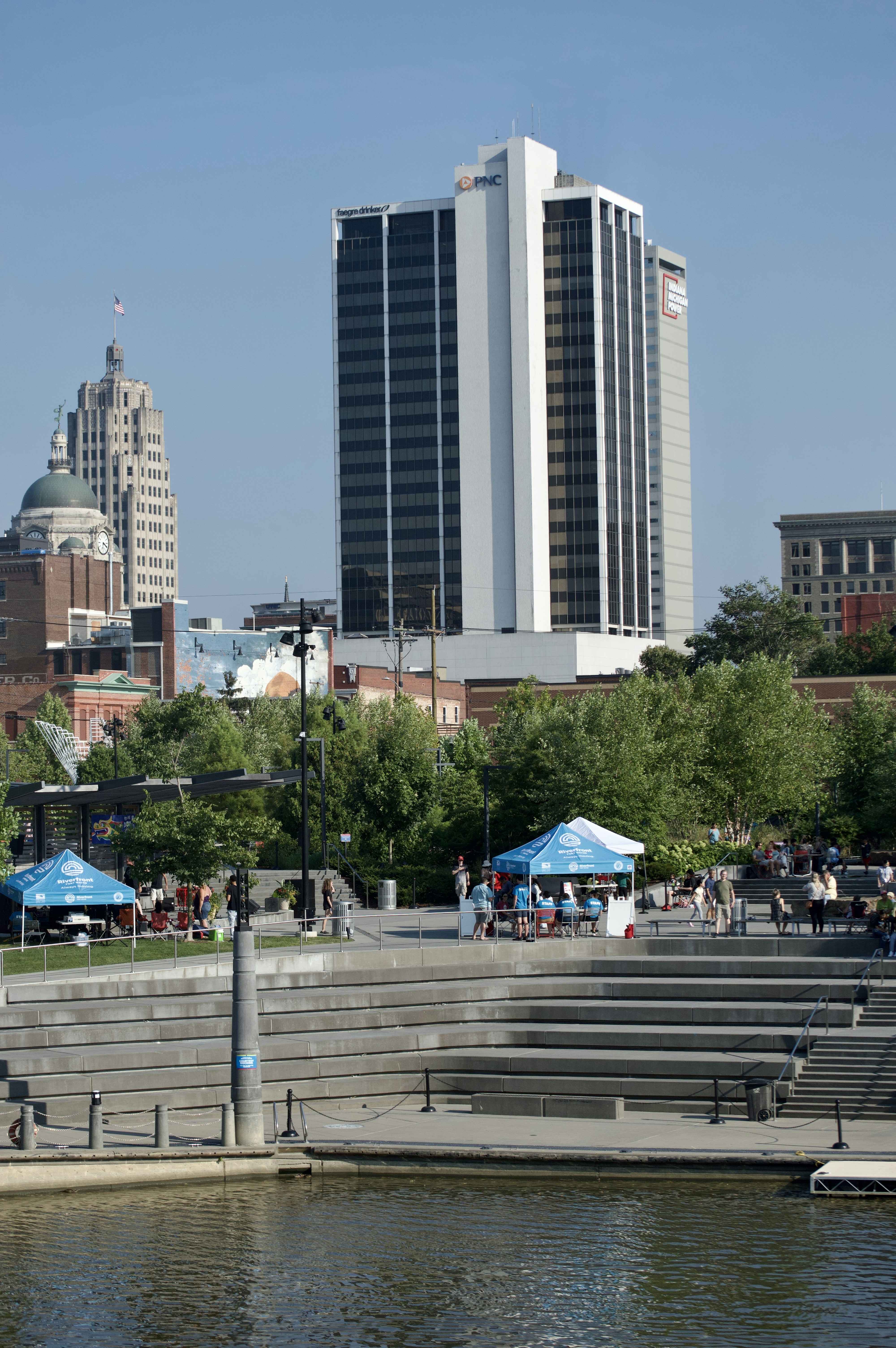 Fort Wayne Indiana cityscape