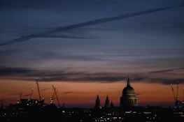 An Orlando skyline at dusk highlighting the city’s growing construction landscape.