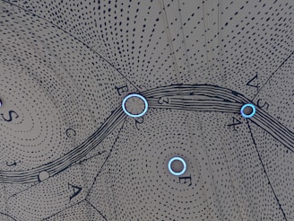 An abstract representation of data patterns and trends.