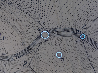 An abstract image of data points connected by lines.