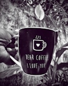 A personalized mug with a heartfelt message.