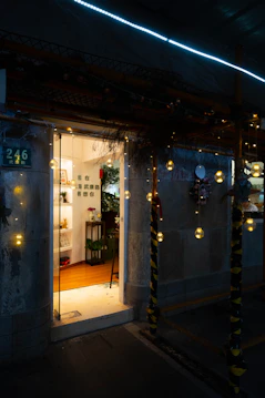 A welcoming entrance area with soft lighting and gentle colors.