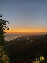 A breathtaking sunset view over the coastal landscape.