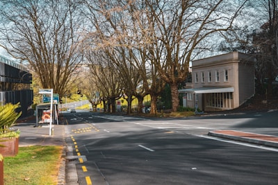 Quiet street view near the property.