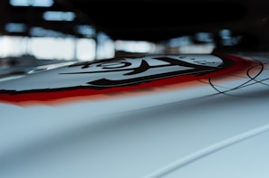 Close-up of a detailed graphic illustration with bold colors and sharp lines