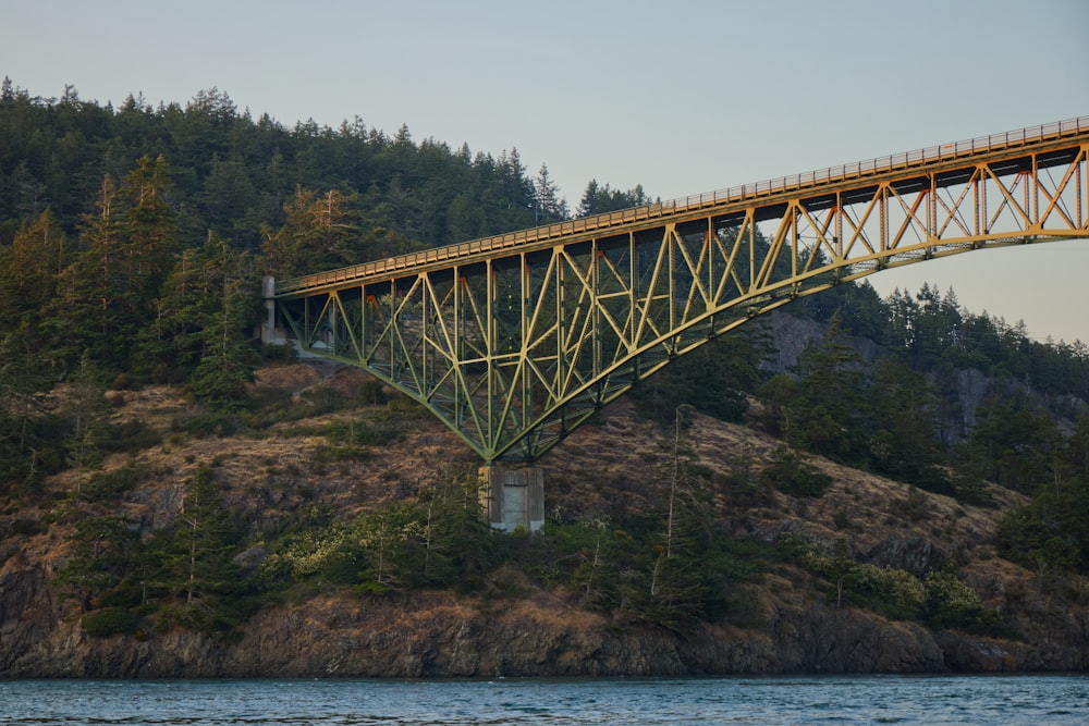 a large bridge over a body of water