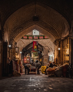 An image capturing a vibrant local market in Bielsko-Biała.
