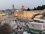 A stunning view of the Western Wall in Jerusalem.