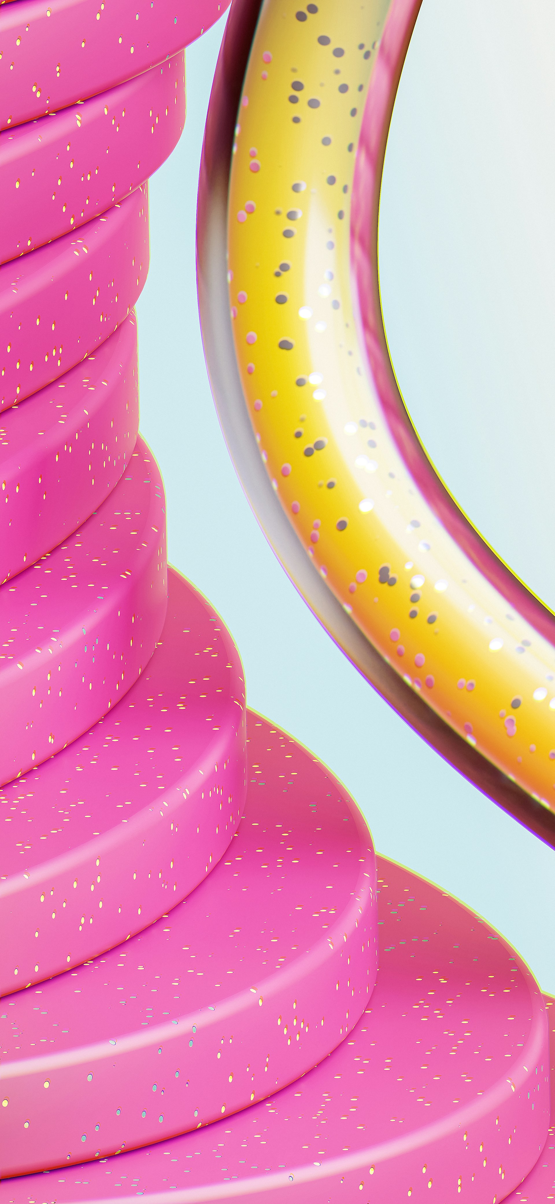 A clickable slideshow image showing a vibrant, colorful background linked to the first featured product.