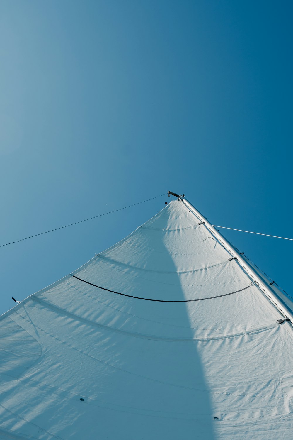 a view of the top of a ski slope