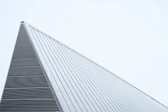 Modern architectural detail with sharp lines symbolizing precision and focus.
