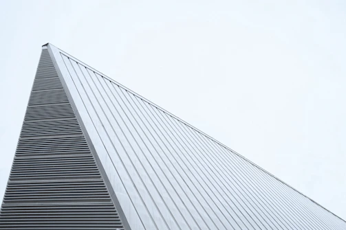 Modern architectural detail symbolizing precision and focus.
