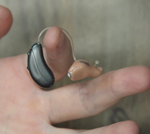 hearing aid for deaf and hard of hearing individuals.