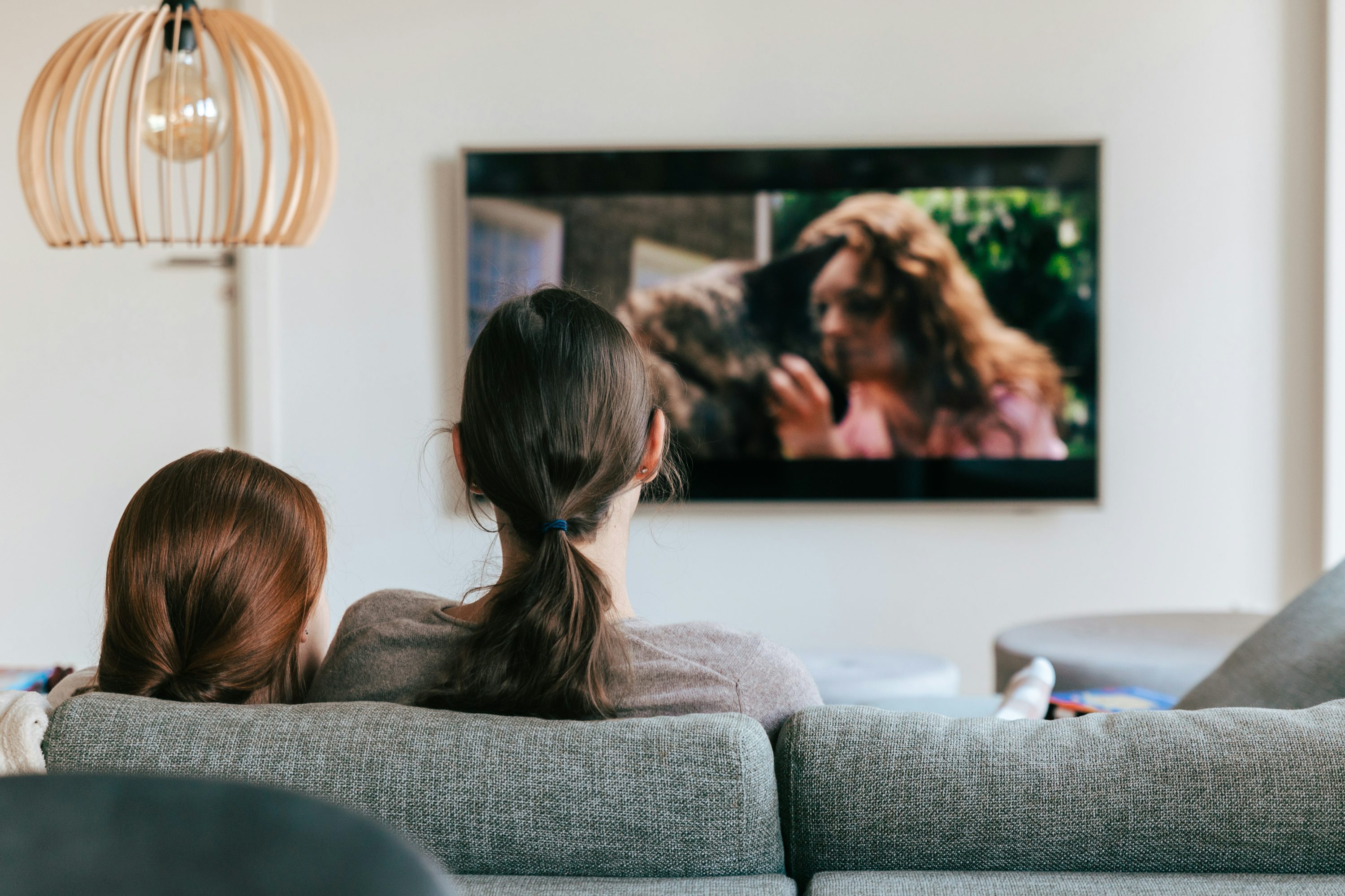 People watching TV together