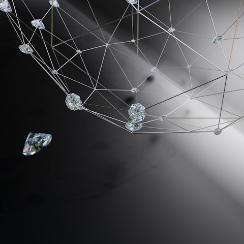 A serene collage of website thumbnails connected by glowing lines symbolizing a network of Om Sound Bath links.