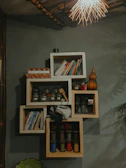 Shelves filled with books and creative tools reflecting the innovative spirit of Trama.