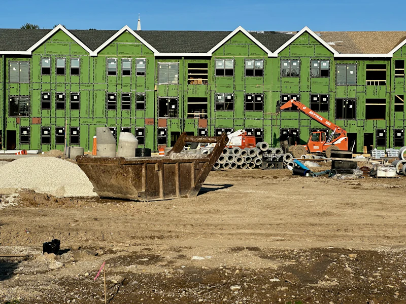 Multi-unit construction site