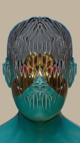A stunning hyper-realistic AI-generated portrait with intricate light reflections.