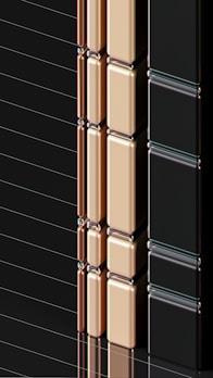 Glossy porcelain tiles reflecting natural light in a modern kitchen setting.