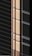 A series of glossy, rectangular tiles arranged vertically with a metallic finish. The tiles are colored in gold, copper, and black, creating a sleek and modern appearance. The surface reflects light, highlighting the smooth texture and polished edges.