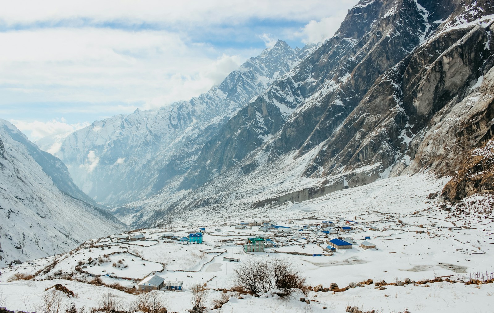 Langtang Trek - Langtang Valley, Nepal ski mountaineering guided expedition by In the Company of Guides