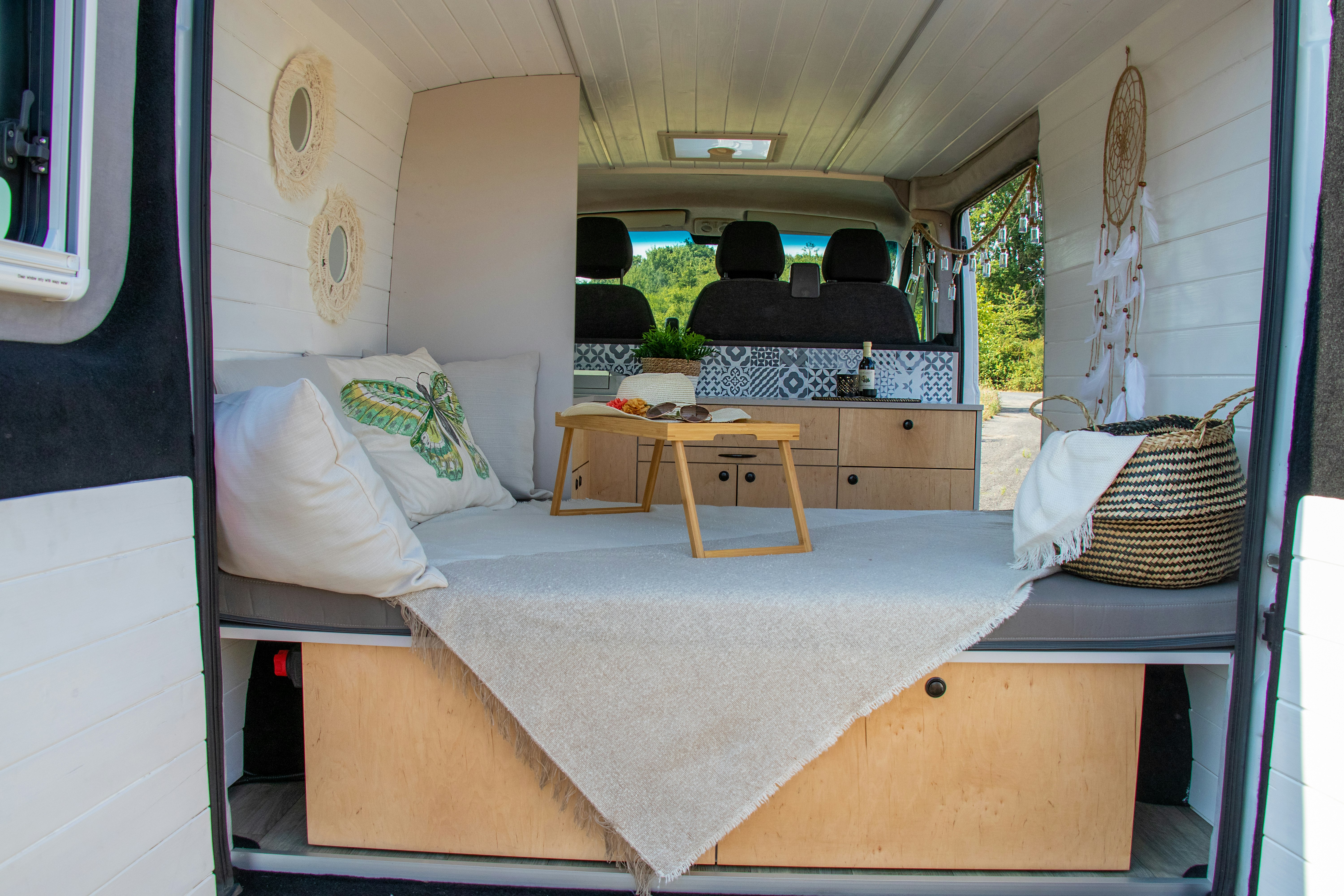 Iceland campers 2026 packing gear inside a campervan