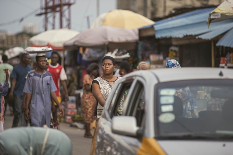 Vibrant street scene in Accra captured through professional photography