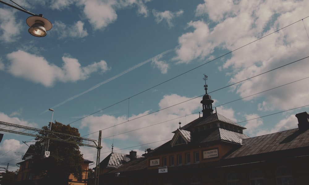 a building with a clock on the top of it