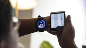 Aptofit Track Pro smartwatch screen showing sleep tracking data in a cozy bedroom setting