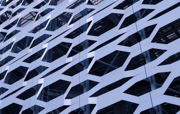 a very tall building with lots of windows