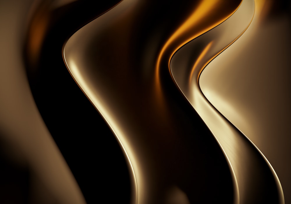 Un fondo abstracto marrón con líneas onduladas