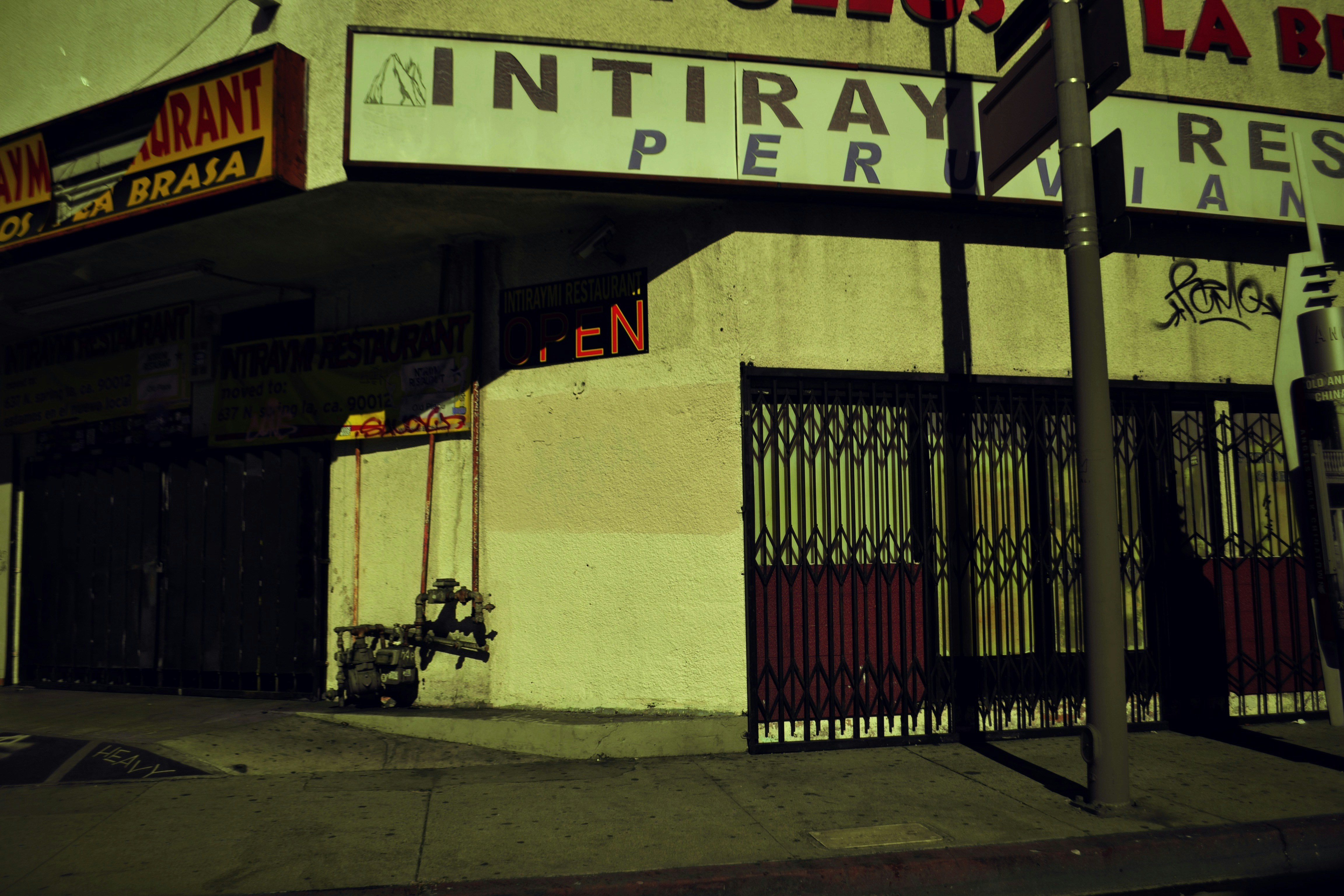 a motorcycle parked in front of a building