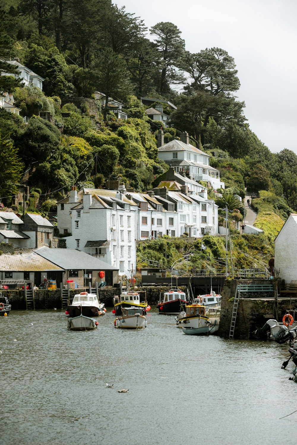 un tas de bateaux qui sont dans l’eau