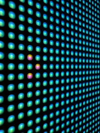 a close up of a wall with a lot of dots on it