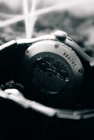 Artistic shot of watch gears and components reflecting the brand’s dedication to precision.