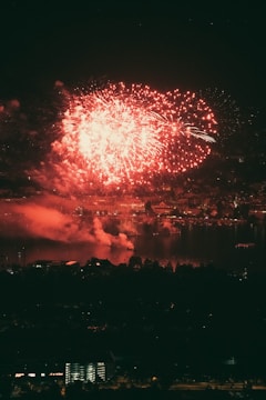 A dramatic scene showing a cityscape with realistic digital explosions and smoke effects.