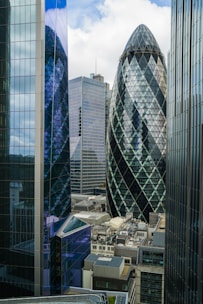 A sleek city skyline representing property and investment opportunities.